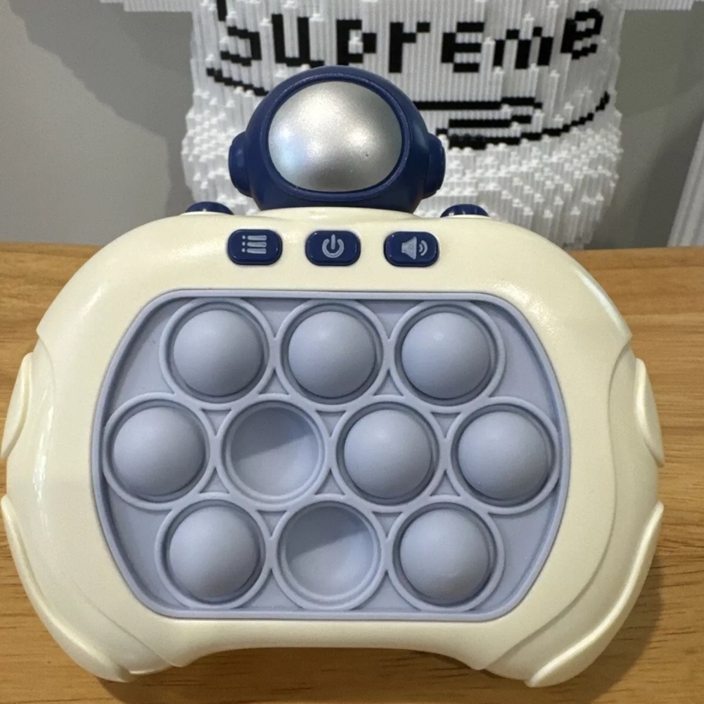 Supreme Blue and White Gaming Controller